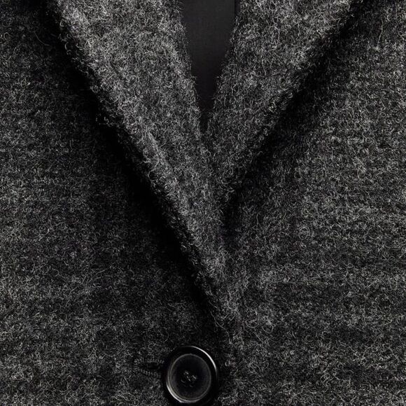 ZARA PLAID MANTECO WOOL COAT ZW COLLECTION - Picture 6 of 13